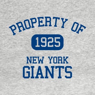 Property of New York Giants T-Shirt